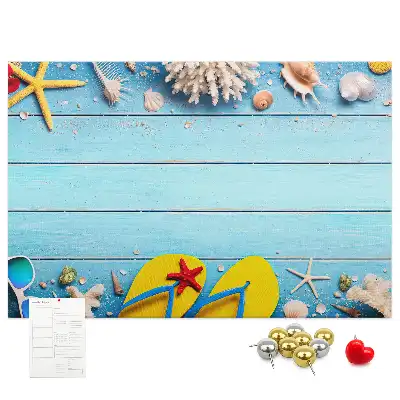 Seaside Things Cork Memo Board