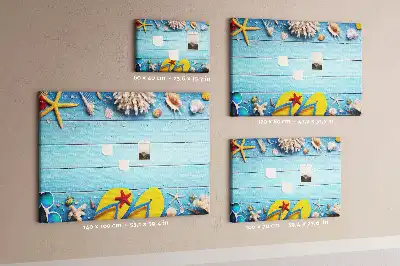 Seaside Things Cork Memo Board