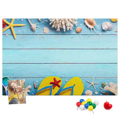 Seaside Things Cork Memo Board