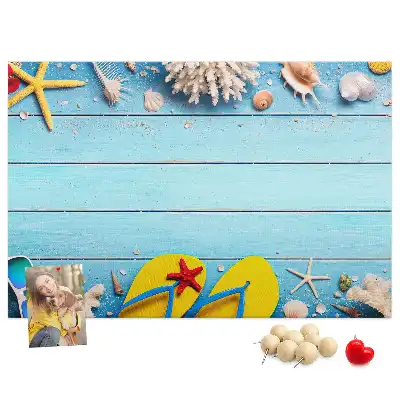 Seaside Things Cork Memo Board