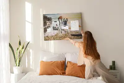 Printed Cork Memo Board Motivational text