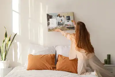 Printed Cork Memo Board Motivational text