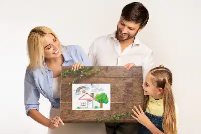 Rustic wood cork memo board