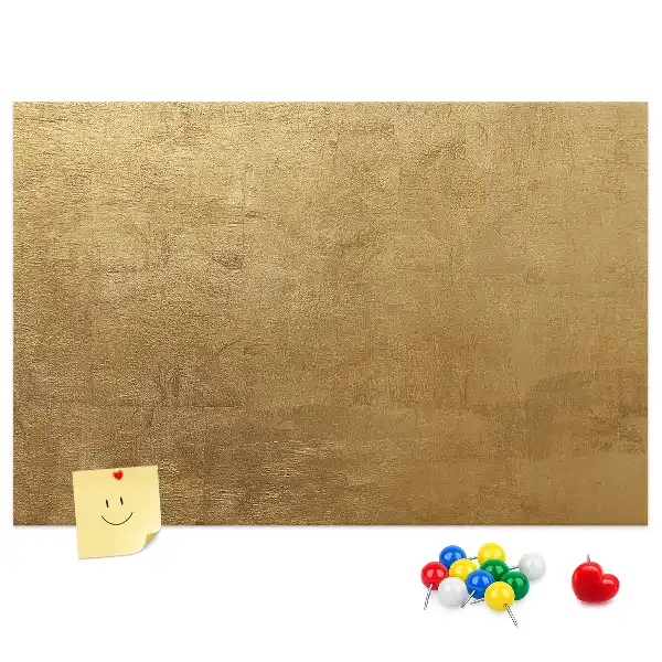 Printed decorative canvas cork memo board