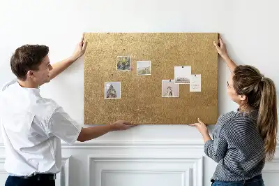 Printed decorative canvas cork memo board