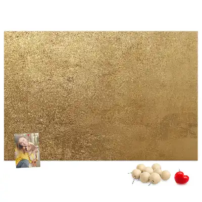Printed decorative canvas cork memo board
