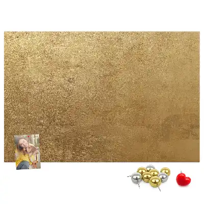 Printed decorative canvas cork memo board