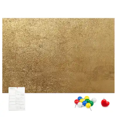 Printed decorative canvas cork memo board