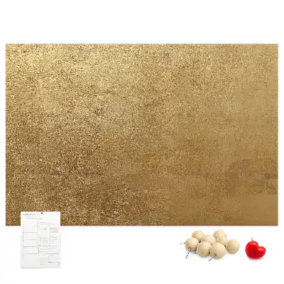 Printed decorative canvas cork memo board