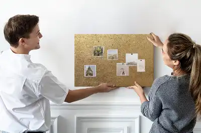 Printed decorative canvas cork memo board