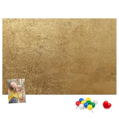 Printed decorative canvas cork memo board