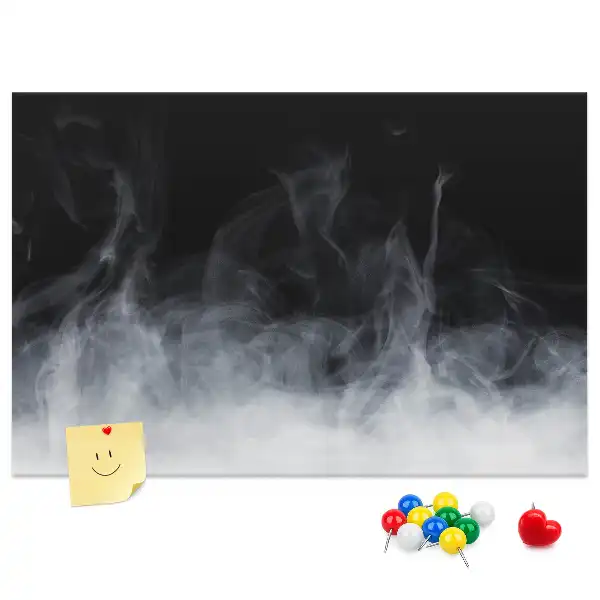 Smoke cork memo board