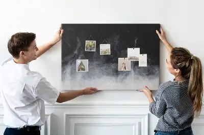 Smoke cork memo board