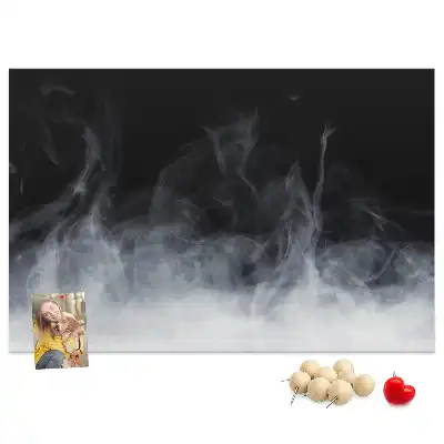 Smoke cork memo board