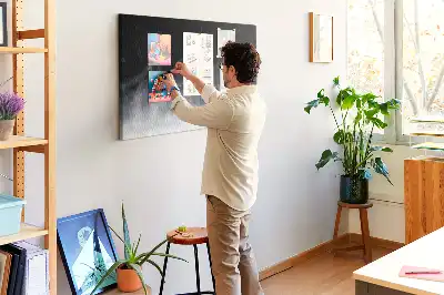 Smoke cork memo board