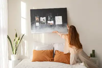 Smoke cork memo board