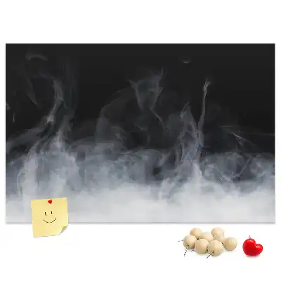 Smoke cork memo board