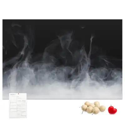 Smoke cork memo board