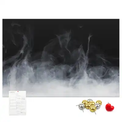 Smoke cork memo board