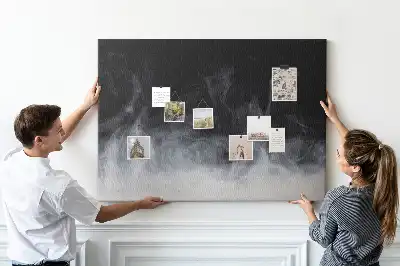 Smoke cork memo board