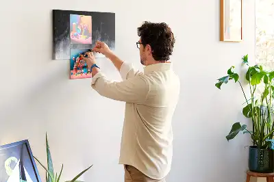 Cork memo board Smoke
