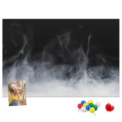 Smoke cork memo board