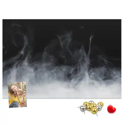 Smoke cork memo board