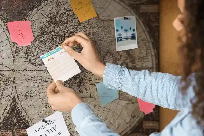 Printed Cork Board Old world map