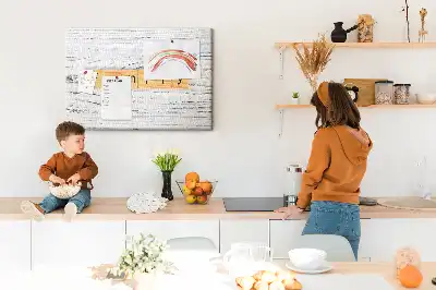 Printed Family Cork Board
