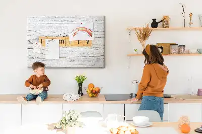 Printed Family Cork Board