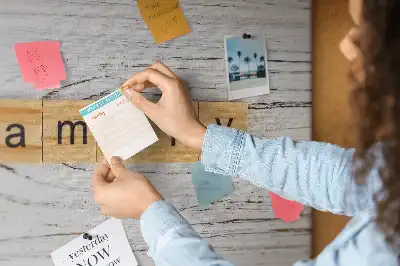Printed Family Cork Board