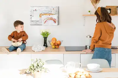 Printed Family Cork Board