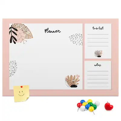 Printed Cork Board Planner Notebook