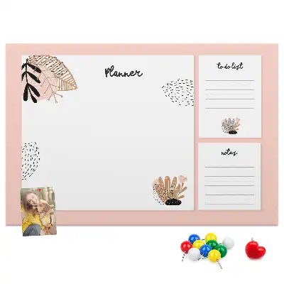 Printed Cork Board Planner Notebook