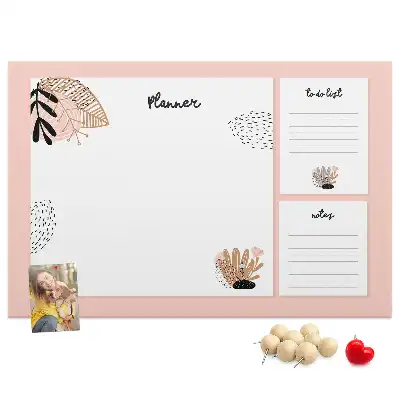 Printed Cork Board Planner Notebook