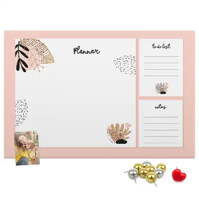Printed Cork Board Planner Notebook