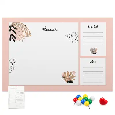 Printed Cork Board Planner Notebook