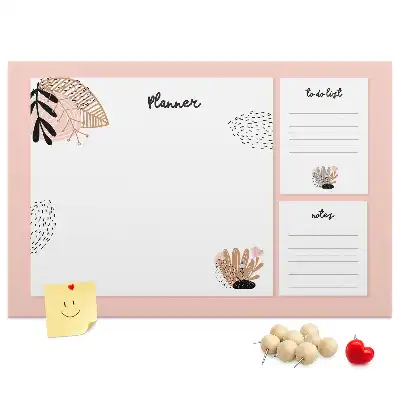 Printed Cork Board Planner Notebook