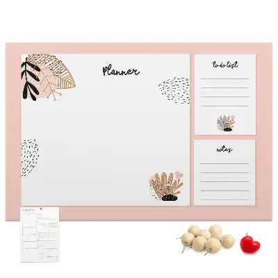Printed Cork Board Planner Notebook