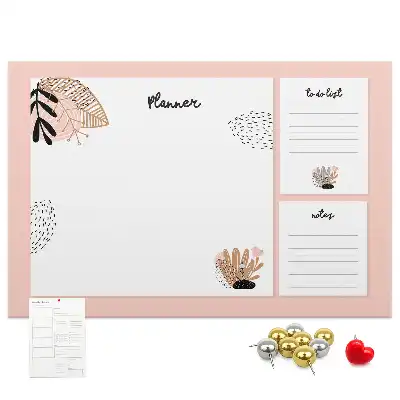 Printed Cork Board Planner Notebook