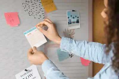 Printed Cork Board Planner Notebook