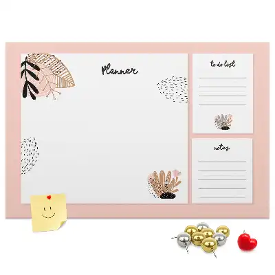 Printed Cork Board Planner Notebook