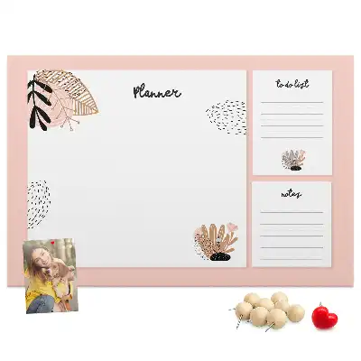 Printed Cork Board Planner Notebook