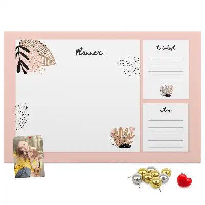 Printed Cork Board Planner Notebook