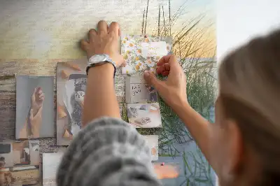 Sunset on the Beach Printed Cork Memo Board