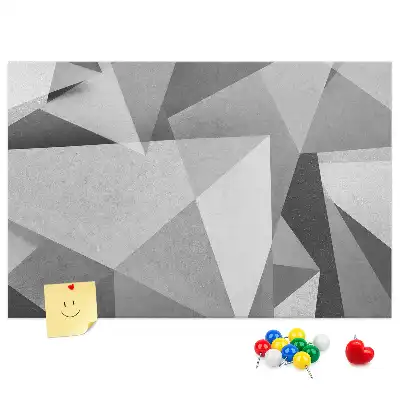 3D abstraction cork memo board