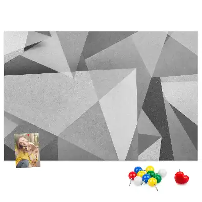 3D abstraction cork memo board