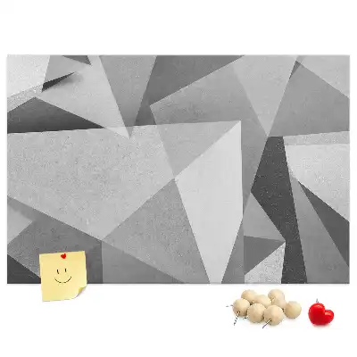3D abstraction cork memo board