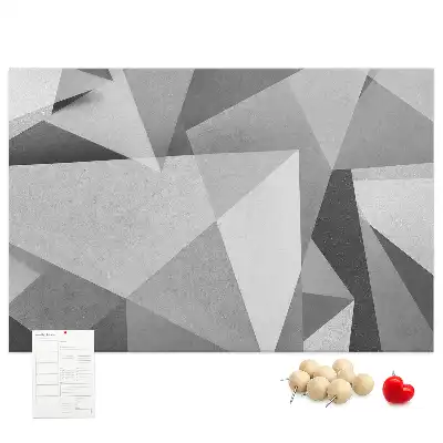 3D abstraction cork memo board