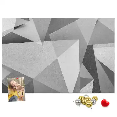 3D abstraction cork memo board